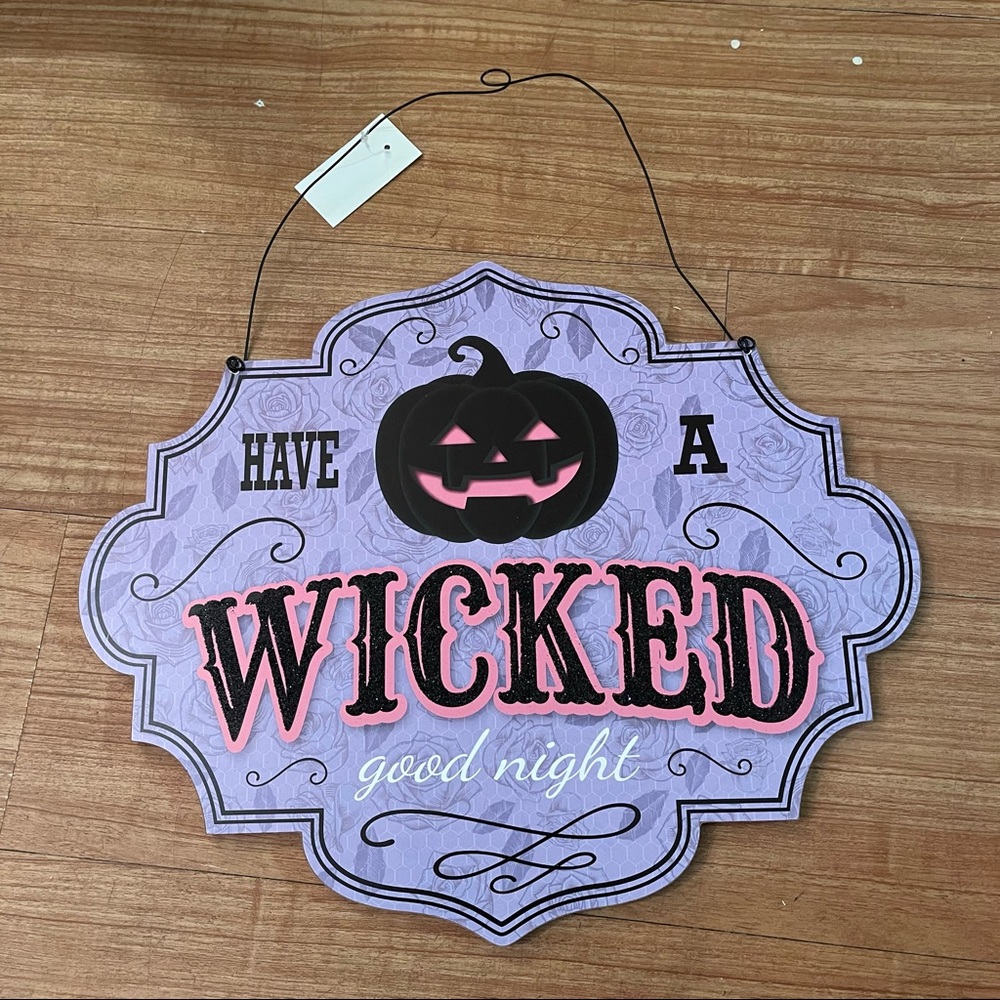 Pastel Halloween Sign Decor